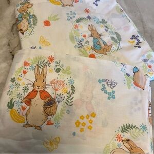 2 Peter Rabbit Pillow Cases, Full Queen, 100% Cotton, NEW - Multicolor